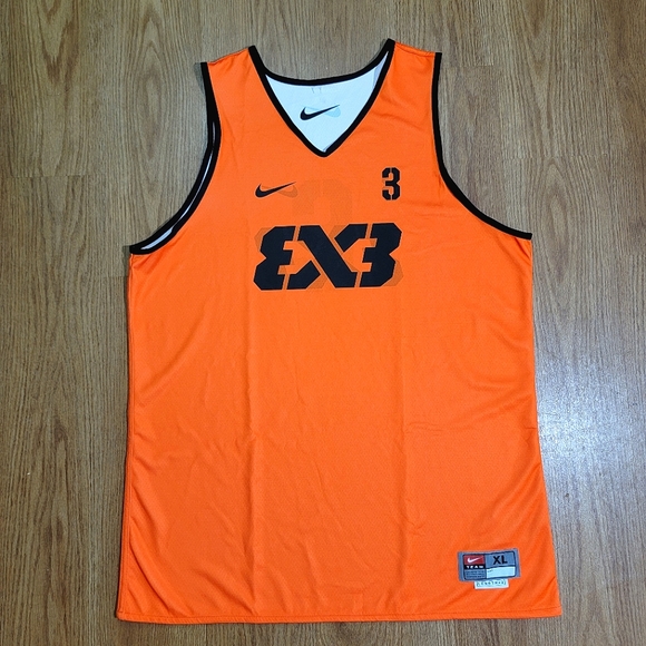 Nike FIBA 3X3 Basketball Reversible Jersey Rare